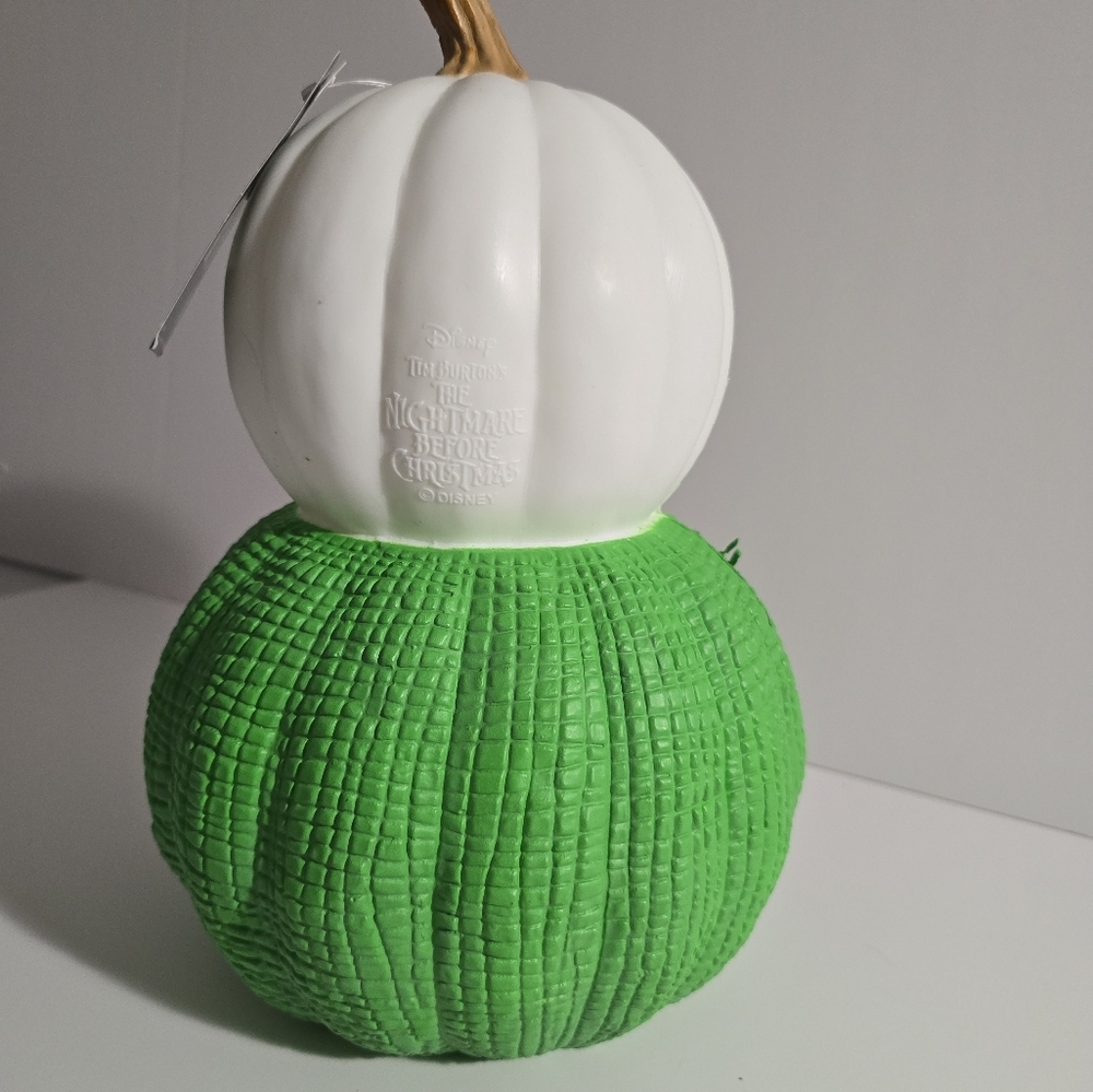 Disney NBC Jack Skellington Oogie Boogie Light Up Pumpkin Decor NWT - Picture 5 of 8
